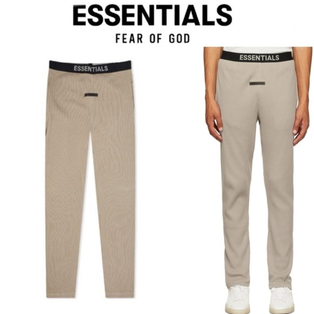 FEAR OF GOD ESSENTIALS ESSENTIALS THERMAL PANT - TAN SZ XL NWT